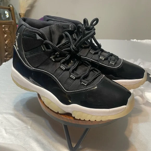 JORDAN 11 RETRO JUBILEE 25TH ANNIVERSARY Bubba gum bottom men 10.5 sneaker shoe - Picture 6 of 17